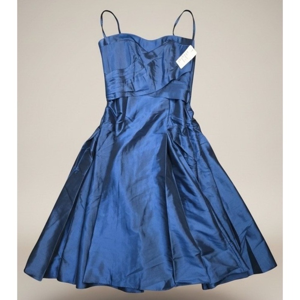 DaVinci Women's Formal Prom Dress Size 10 NWT Indigo Blue Wedding Cocktail Dress